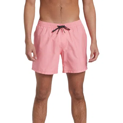 Quiksilver Everyday Volley Swim Trunks In Strawberry