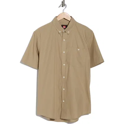Quiksilver Fallbrook Classic Fit Short Sleeve Shirt In Multi