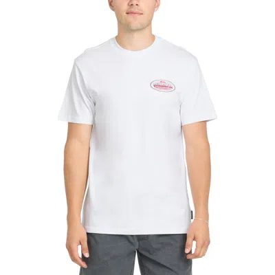 Quiksilver Firecracker Mt0 Graphic T-shirt In White