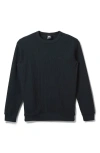 Quiksilver Flanders Cotton Blend Thermal T-shirt In Black
