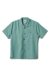 Quiksilver Men's Flecky Island Woven Shirt In Jade Grey