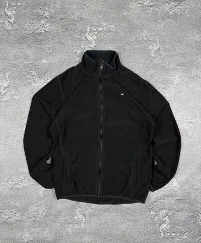 Pre-owned Quiksilver Fleece Sweatshirt Size S Surfing Streetwear Y2k In Black