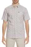 Quiksilver Men's Florever Classic Short Sleeve Woven Shirt In Silver Birch