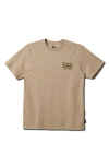 Quiksilver Free Bird Modern Graphic T-shirt In Twill Heather