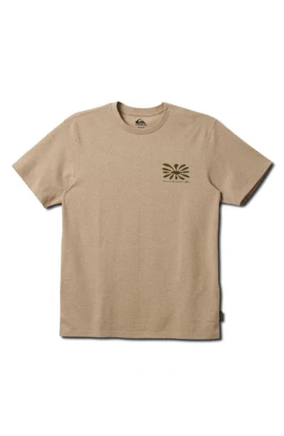 Quiksilver Free Bird Modern Graphic T-shirt In Twill Heather