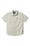 Quiksilver Freedom Mini Classic Short Sleeve Button-up Shirt In Neutral