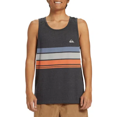 Quiksilver General Stripe Tank In Gray