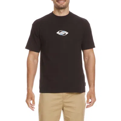 Quiksilver Global Heat Graphic T-shirt In Black