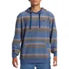 Quiksilver Great Otway Stripe Hoodie In Great Otway- Blue Nights