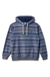 Quiksilver Great Otway Stripe Hoodie In Navy