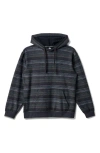 Quiksilver Great Otway Stripe Hoodie In Phantom