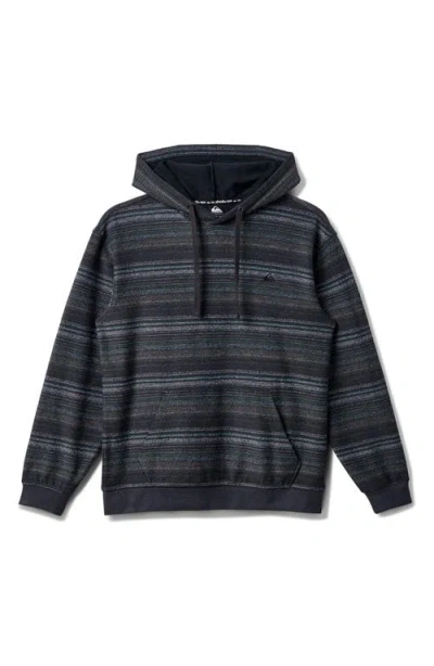 Quiksilver Great Otway Stripe Hoodie In Phantom