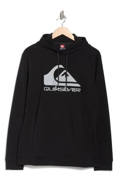 Quiksilver Gridliner Pullover Hoodie In Black