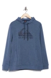 Quiksilver Gridliner Pullover Hoodie In Blue