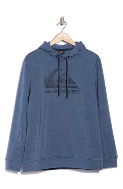 Quiksilver Gridliner Pullover Hoodie In Blue