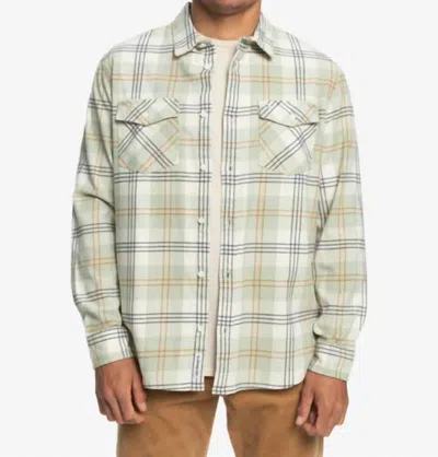 Quiksilver Harelaw Stretch Woven Shirt In Tan In Multi