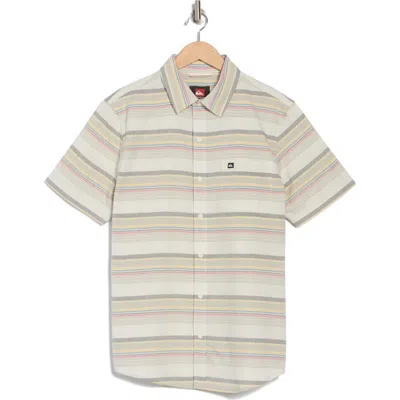 Quiksilver Harper Short Sleeve Cotton Button-up Shirt