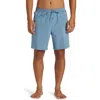 Quiksilver Heather Taxer Amphibian Water Repellent Board Shorts In Blue Shadow