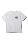 Quiksilver Hi Shave Ice Graphic T-shirt In White