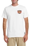 Quiksilver Hi Shield Cotton Graphic T-shirt In White