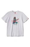 Quiksilver Hot Motion Graphic T-shirt In White