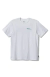 Quiksilver Hunter Spray Logo Cotton Graphic T-shirt
