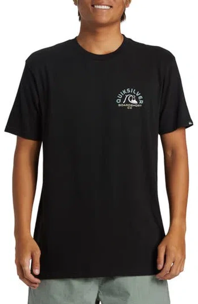 Quiksilver Ice Cold Graphic T-shirt In Black
