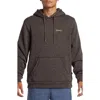 Quiksilver Keller Fleece Lined Hoodie In Canteen Heather