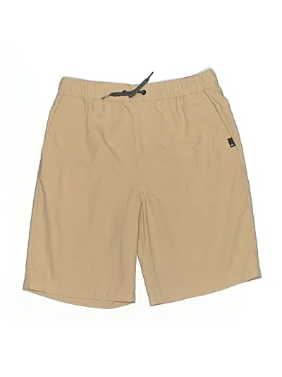 Pre-owned Quiksilver Kids' Khaki Shorts In Brown