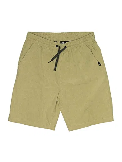 Pre-owned Quiksilver Kids' Khaki Shorts In Tan