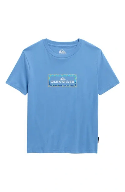 Quiksilver Kids' Crystal Clear Cotton Graphic T-shirt In Blue