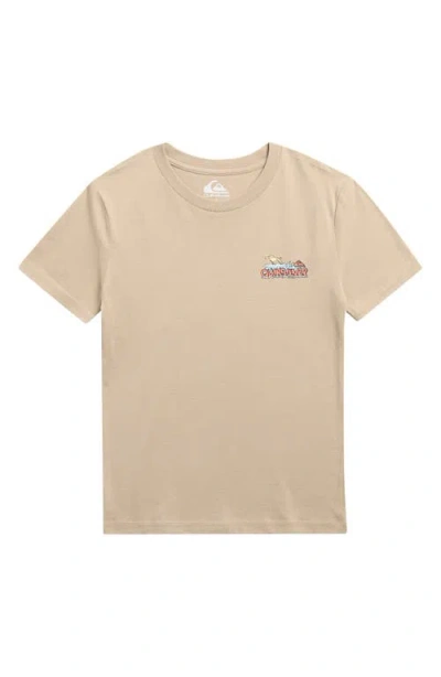 Quiksilver Kids' Dog Wave T-shirt In Neutral