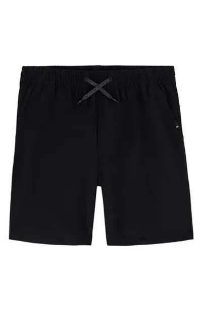 Quiksilver Kids' Eddie Pull On Amphibian Shorts In Black