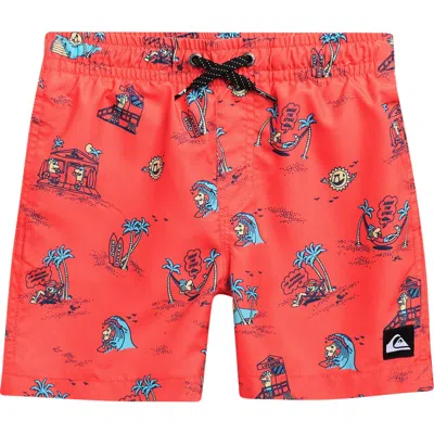 Quiksilver Kids' Everyday Mix Swim Trunks In Multi