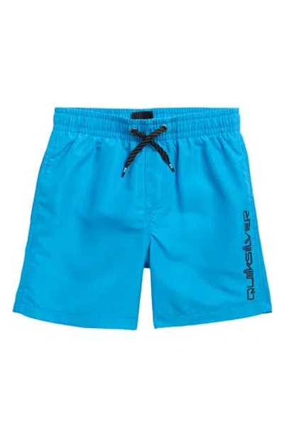 Quiksilver Kids' Everyday Mix Volley Swim Shorts In Blue