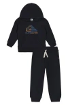 Quiksilver Toddler & Little Boys 4t-7 2-piece Hoodie And Waistband Joggers Set In Black