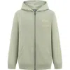 Quiksilver Kids' Golden Horizon Full Zip Hoodie In Green