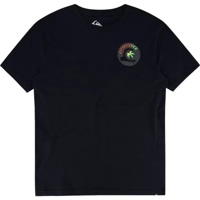 Quiksilver Kids' Hot Spot Graphic T-shirt In Black