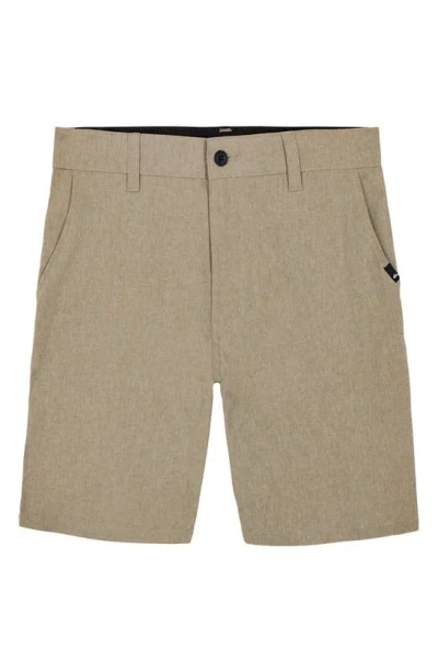 Quiksilver Kids' Miles Amphibian Hybrid Shorts In Brown