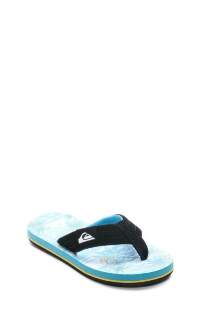 Quiksilver Kids' Moncata Layback Flip Flop In Blue