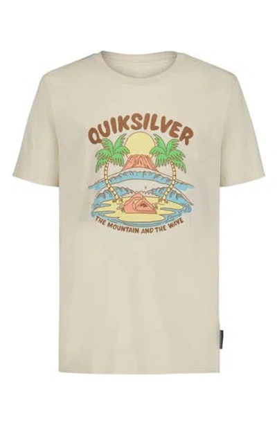 Quiksilver Kids' Mountain & Wave Graphic T-shirt In Neutral