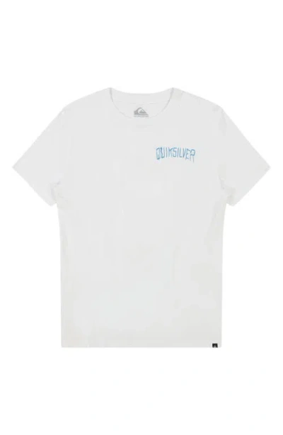 Quiksilver Kids' Natural Order Graphic T-shirt In White