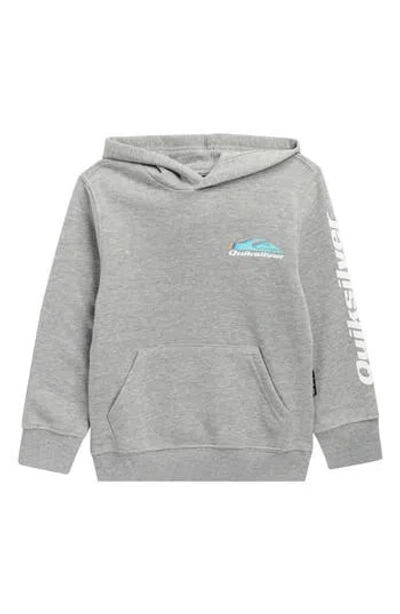 Quiksilver Kids' Omni Wave Hoodie In Gray