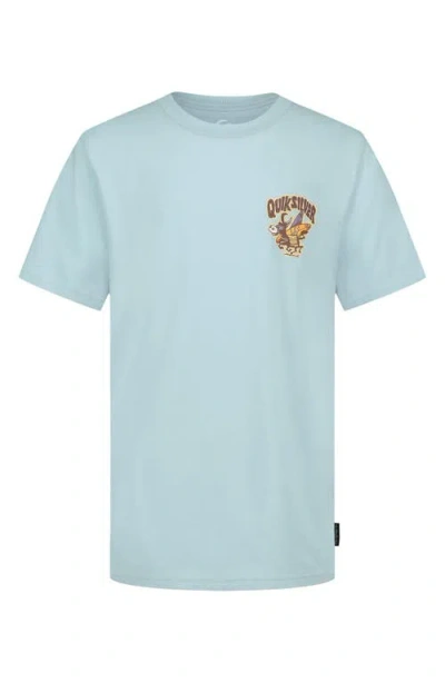 Quiksilver Kids' Pack Mule Graphic T-shirt In Blue