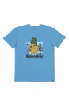 QUIKSILVER KIDS' PINEAPPLE VIBES COTTON GRAPHIC T-SHIRT