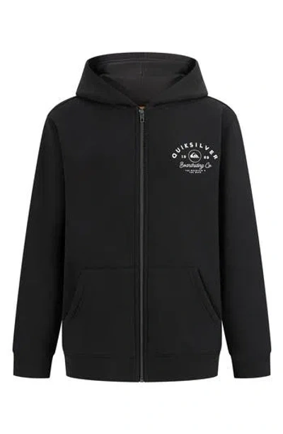 Quiksilver Kids' Setter Zip Hoodie In Black