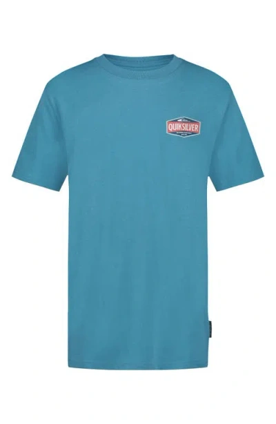 QUIKSILVER QUIKSILVER KIDS' SIX POINTS COTTON GRAPHIC T-SHIRT