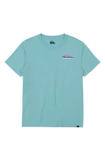 Quiksilver Kids' Speed Spray Graphic T-shirt In Marine Blue