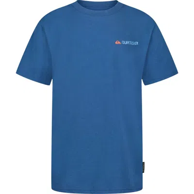 Quiksilver Kids' Surf Snapshot T-shirt In Blue