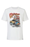 Quiksilver Kids' Surf Truck Cotton Graphic T-shirt In Green
